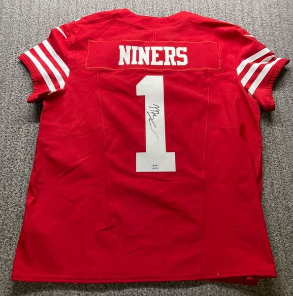 NFL - 49ers Mykel Williams Signed #1 Draft Jersey