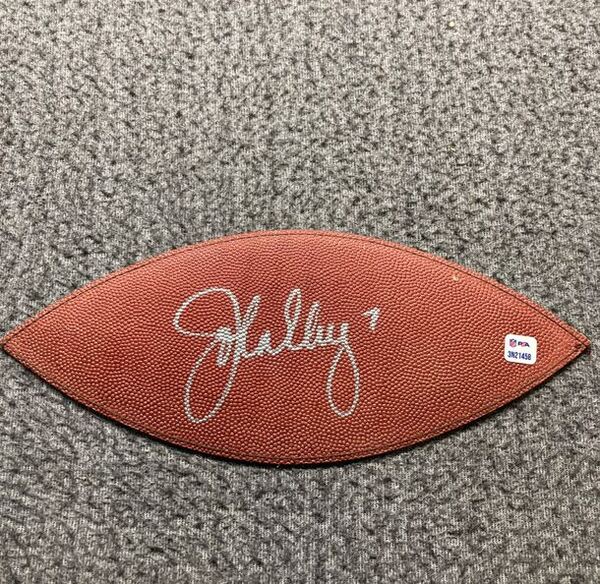 HOF - Broncos John Elway Signed Authentic Panel