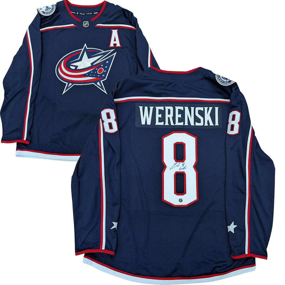 Zack Werenski Autographed Columbus Blue Jackets Jersey