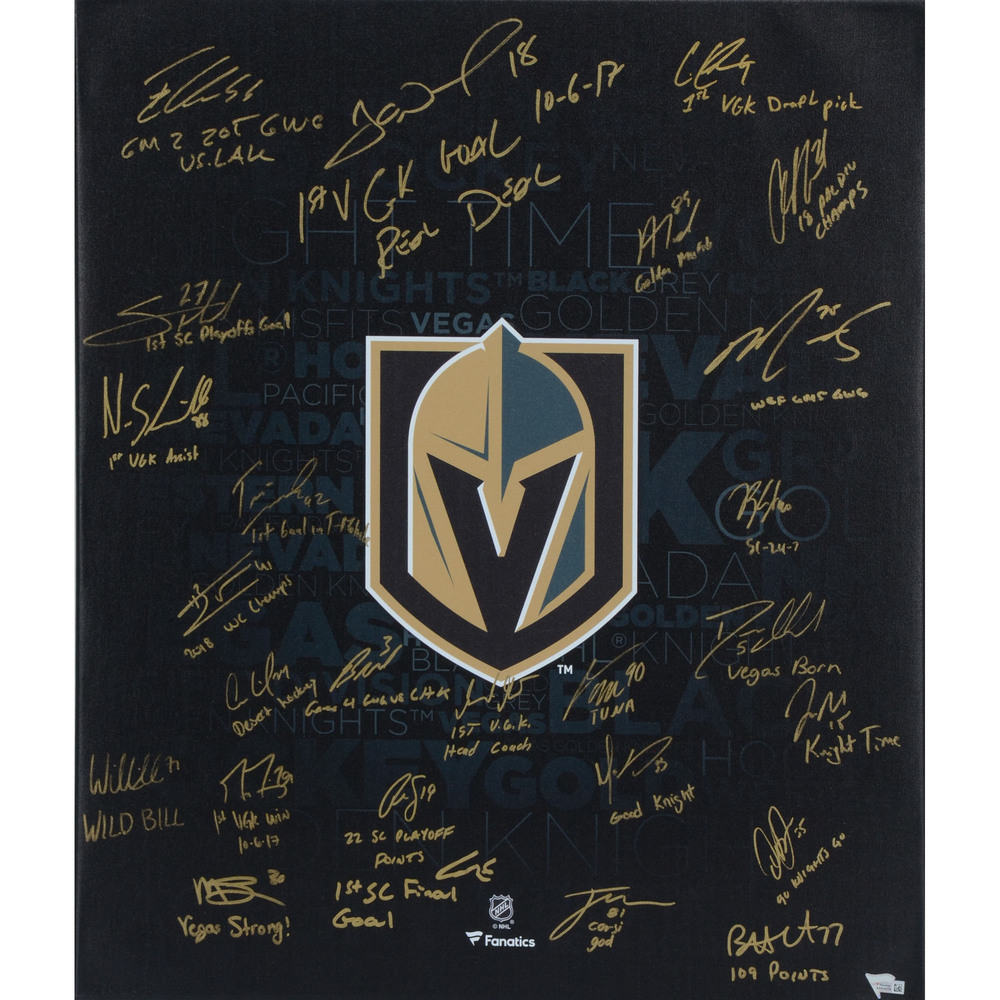 Vegas Golden Knights Autographed 24