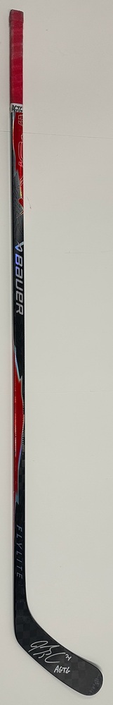 #74 Jaccob Slavin Game Used Stick - Autographed - Carolina Hurricanes