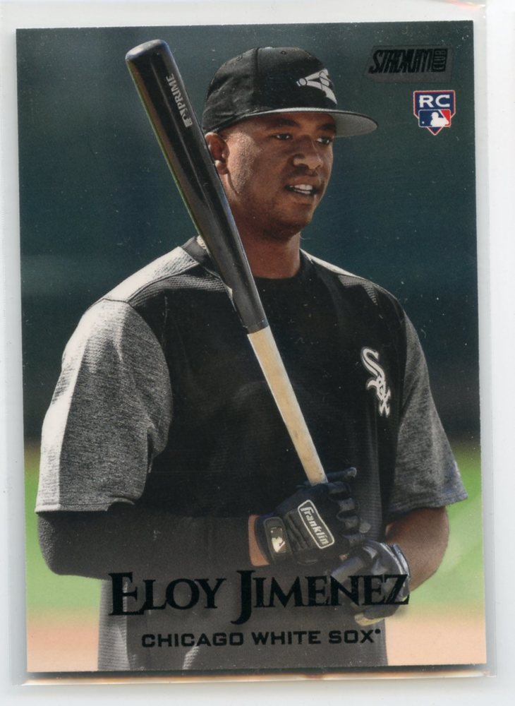 2019 Stadium Club Black Foil #79 Eloy Jimenez