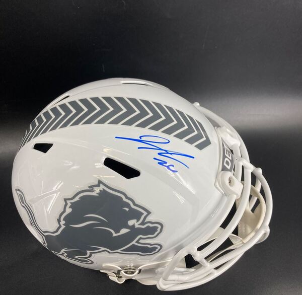 NFL - Lions Jahmyr Gibbs Signed STS Replic...