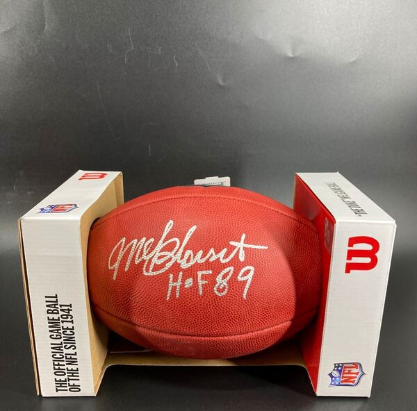 HOF - Steelers Mel Blount Signed Authentic Football