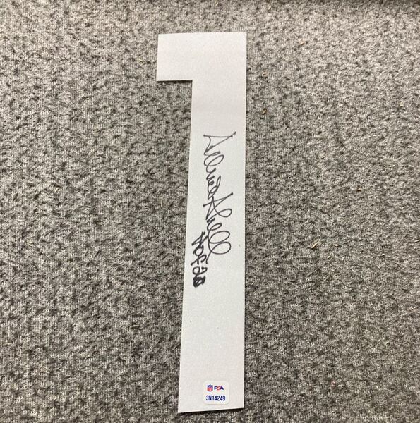 NFL - Steelers Donnie Shell Signed Jersey Number