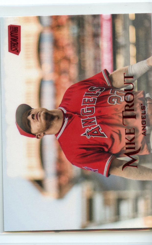 2019 Stadium Club Red Foil #60 Mike Trout