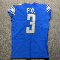 Crucial Catch - Lions Jack Fox Game Worn Jersey 2022 Season Size 44