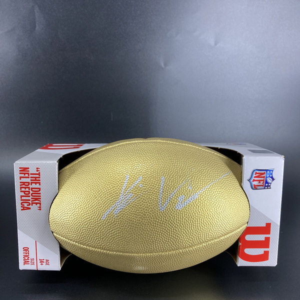 NFL - Chargers Kimani Vidal Signed Gold Duke