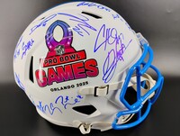NFL - Multi Sign Pro Bowl Games Replica Helmet Signed By Over 20 Pro Bow...