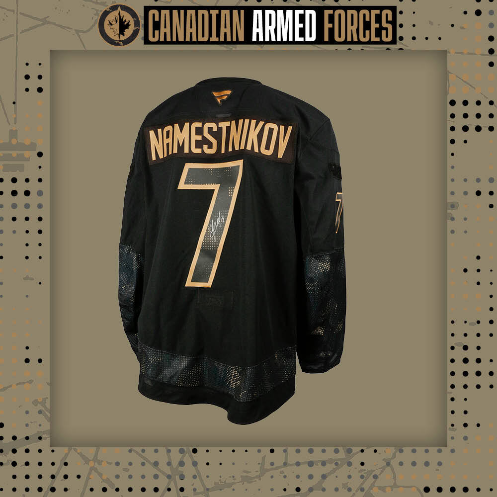 Vladislav Namestnikov #7 Team Issued Limited Edition Autographed Canadian Armed Forces Jersey