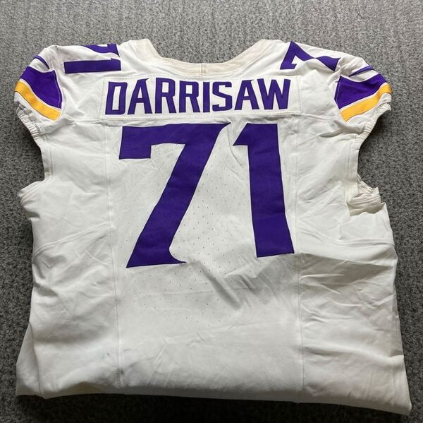 Dublin Games - Vikings Christian Darrisaw Game Worn Jersey (9/28/2025) S...