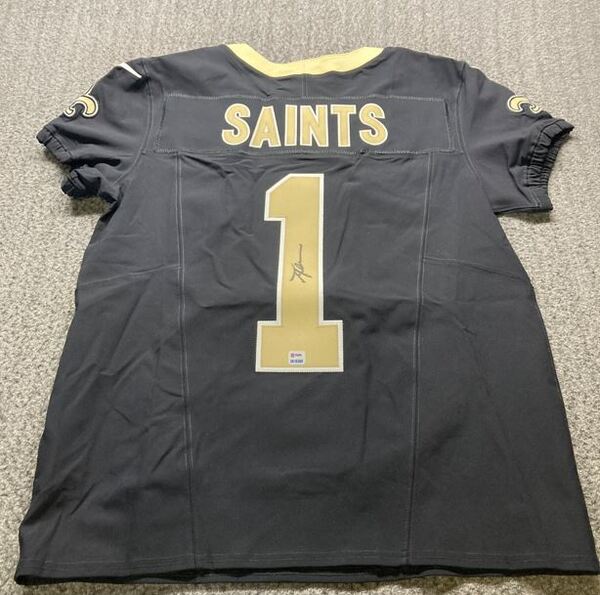 NFL - Saints Tyler Shough Signed #1 Draft Jersey