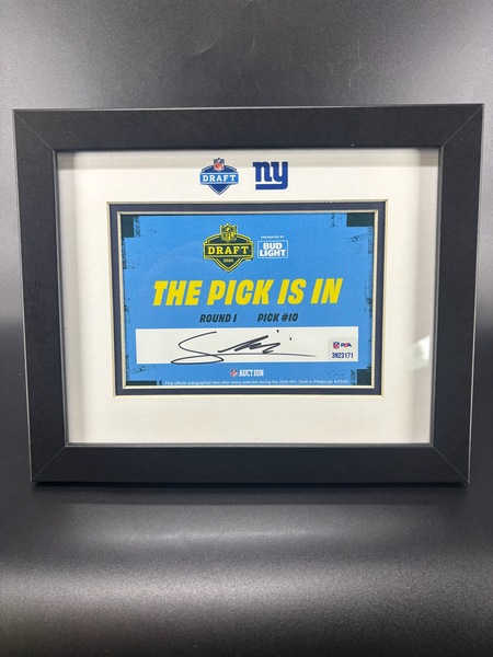 Francis Mauigoa Autographed Commemorative Draft Card - First NFL Auction...