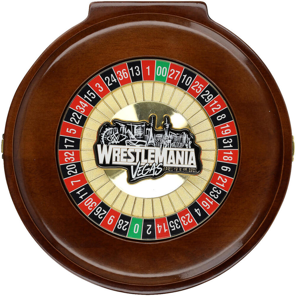 Rhea Ripley WWE Autographed WrestleMania 42 Poker Table Mini Title  - #1 of a Limited Edition of 25