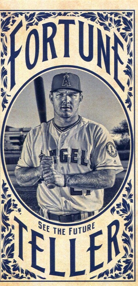 2017 Topps Gypsy Queen Fortune Teller Mini #FTMT Mike Trout