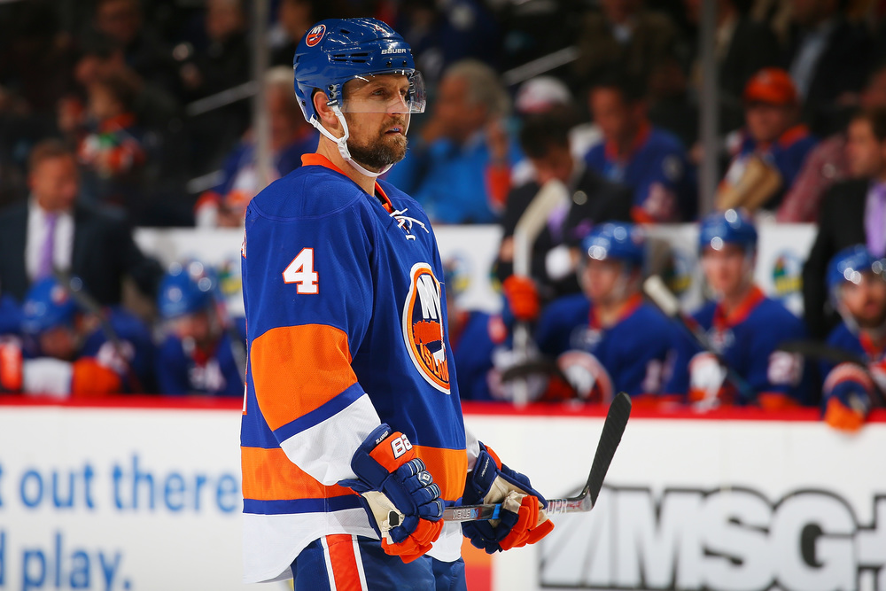 Dennis Seidenberg- Hockey Fights Cancer Jersey Auction- New York Islanders