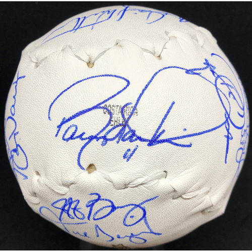 Team Signed Softball - Team Larkin - 2021 Reds Hall of Fame Legends Game