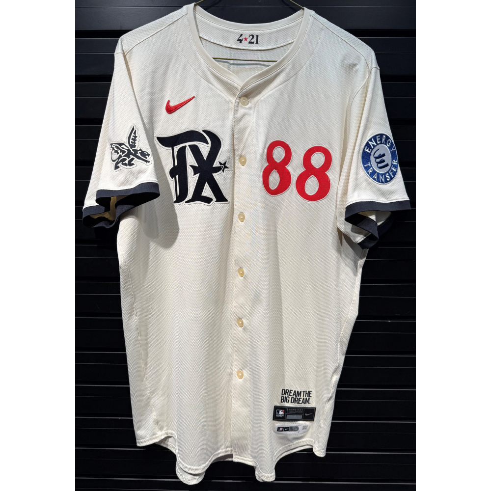 Phil Maton #88 Texas Rangers Game-Used 2025 City Connect Jersey