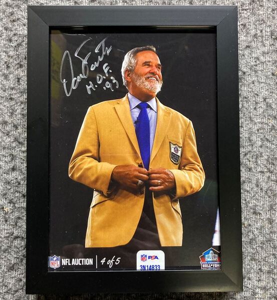 HOF - Chargers Dan Fouts NFL Auction Exclusive Signed 5x7 Photo Individu...