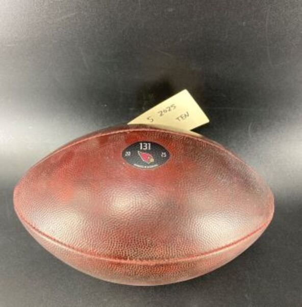Crucial Catch - Cardinals Game Used Football (10/05/2025) Numbered 131 N...