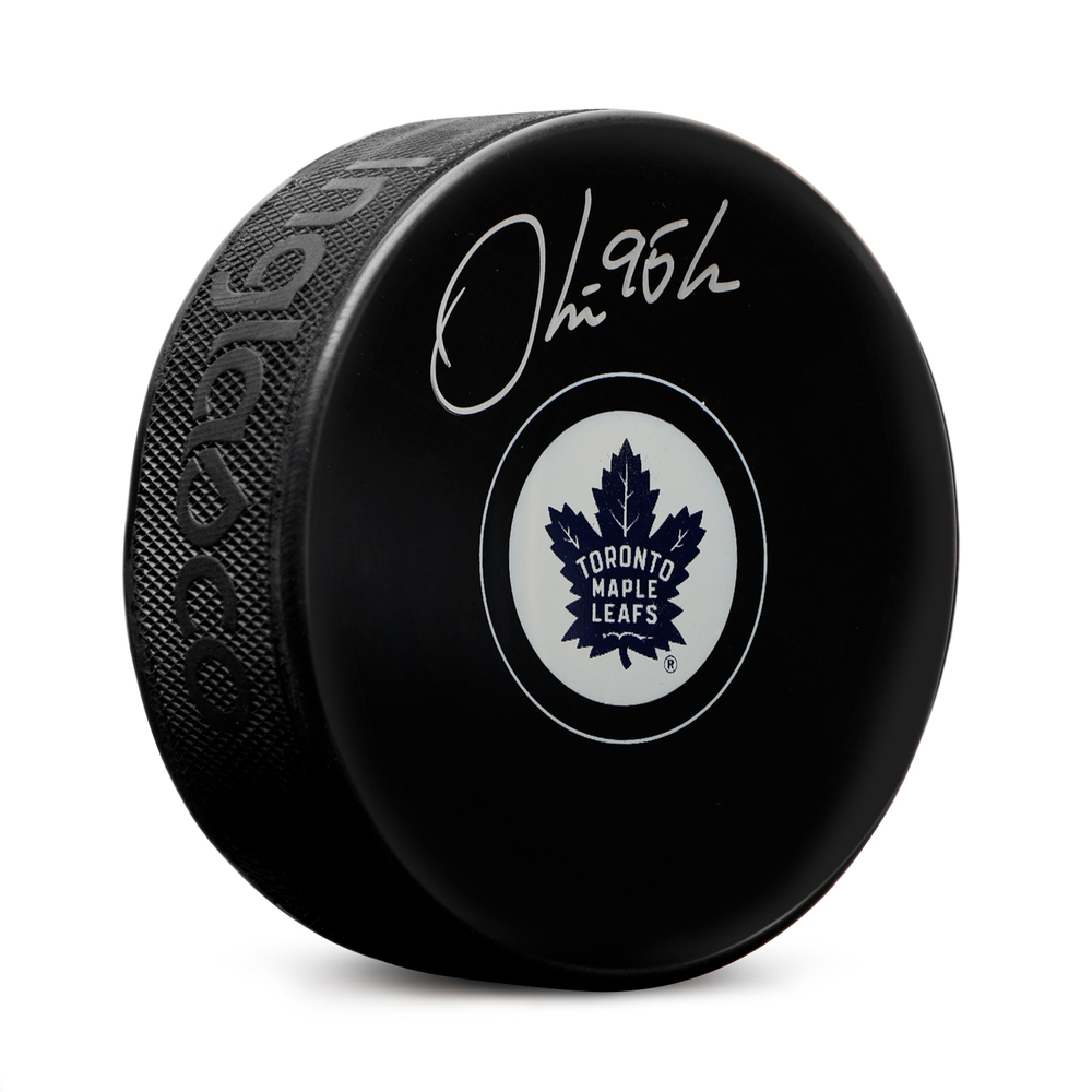 Oliver Ekman-Larsson Autographed Toronto Maple Leafs Hockey Puck