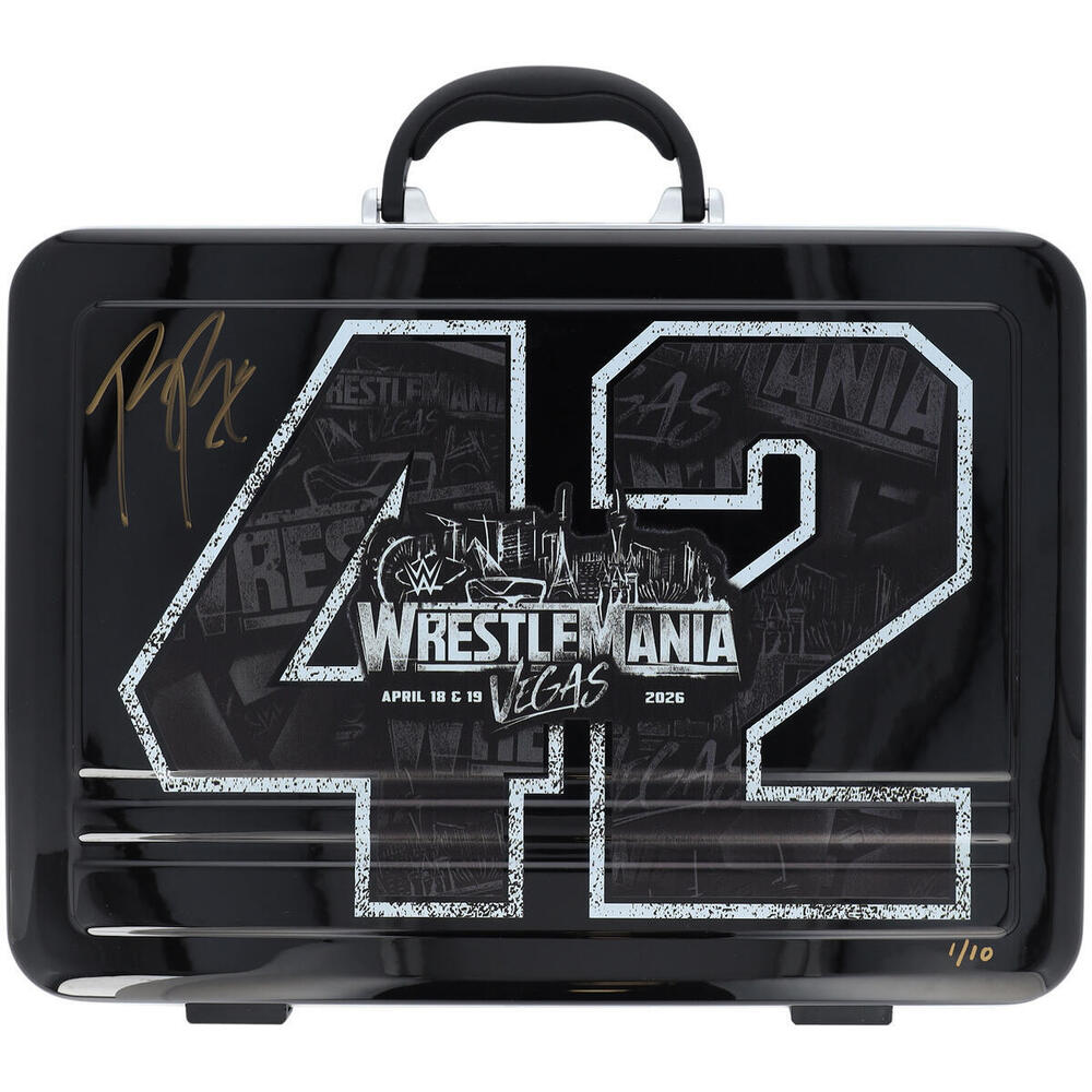 Roman Reigns WWE Autographed WrestleMania 42 Briefcase - #1 of a Limited Edition of 10