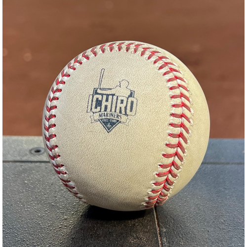 Ichiro Mariners Hall of Fame Weekend Game Used Baseball Pitcher