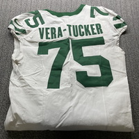 London Games - Jets Alijah Vera-Tucker Game Used Jersey (10/06/24) Size ...