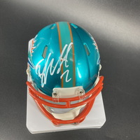 NFL - Dolphins Bradley Chubb Signed Flash Mini Helmet