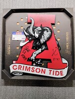 NFL - Alabama 3D Wall Art Signed by Jalen Milroe, Jihaad Campbell and Ty...