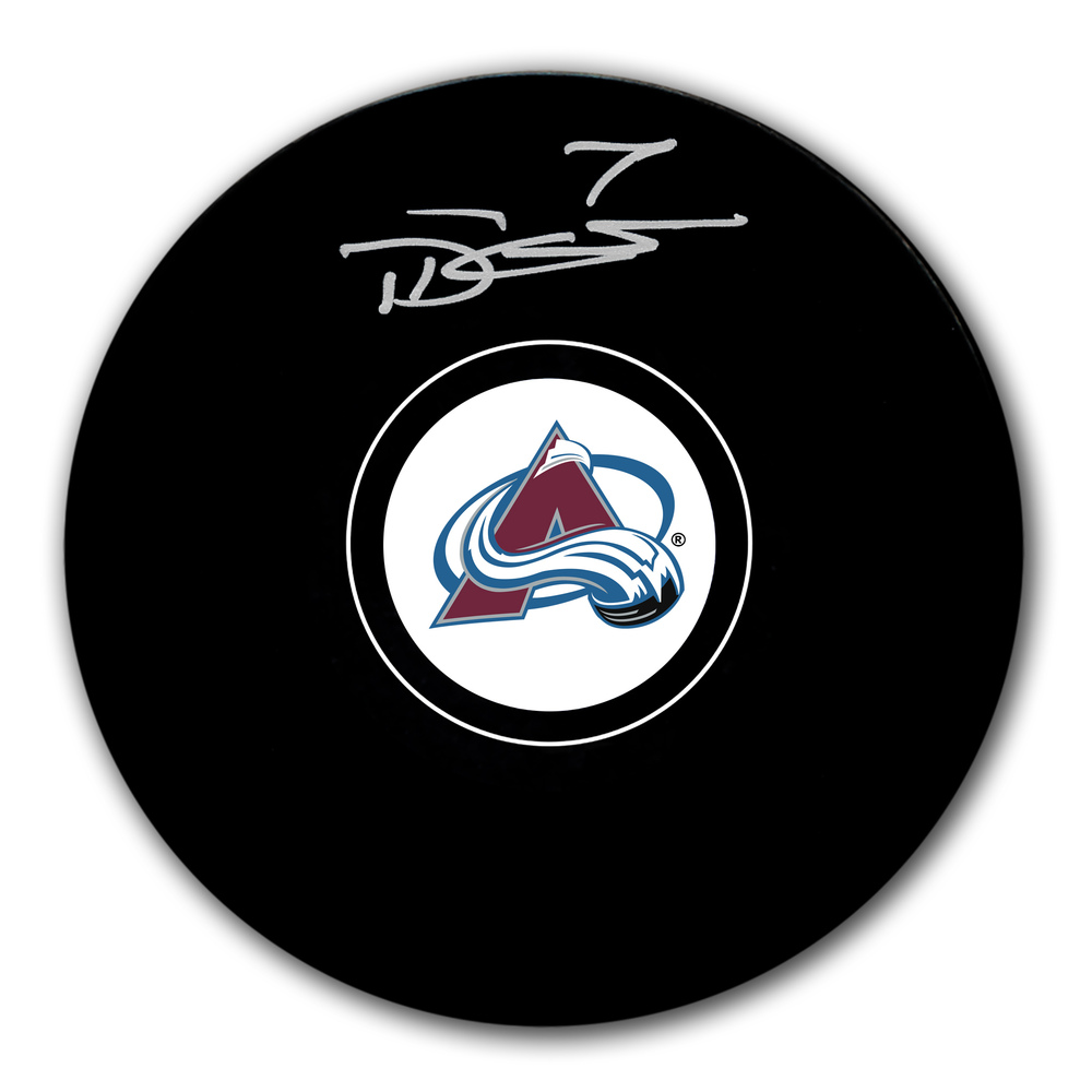 Devon Toews Colorado Avalanche Autographed Puck