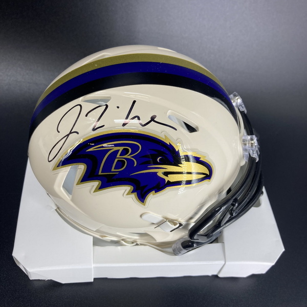 NFL - Ravens Ja'Kobi Lane Signed Retro Mini Helmet