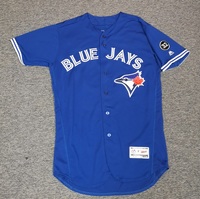 Authenticated Game Used Jersey - #13 Lourdes Gurriel Jr. (Apr 28