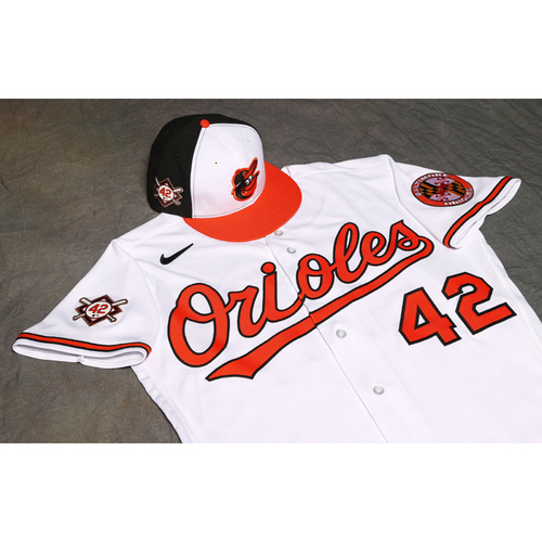 Rio Ruiz Autographed, Game-Used Jackie Robinson Day Jersey and Cap
