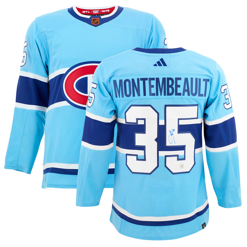 Sam Montembeault Autographed Montreal Canadiens Reverse Retro 2.0 adidas Jersey