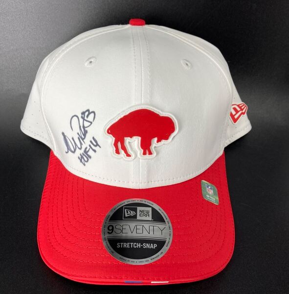 HOF - Bills Andre Reed Signed Hat