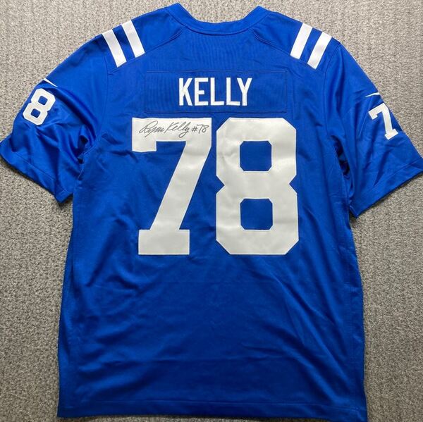 Colts - Ryan Kelly Signed Replica Jersey Size XL
