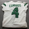 Crucial Catch - Jets Lac Edwards Game Worn Jersey 2019 Season Size 42