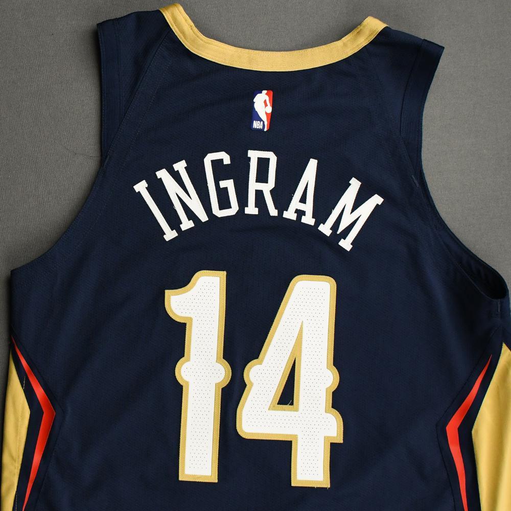 Brandon Ingram - New Orleans Pelicans - Kia NBA Tip-Off 2020 - Game-Worn Icon Edition Jersey 