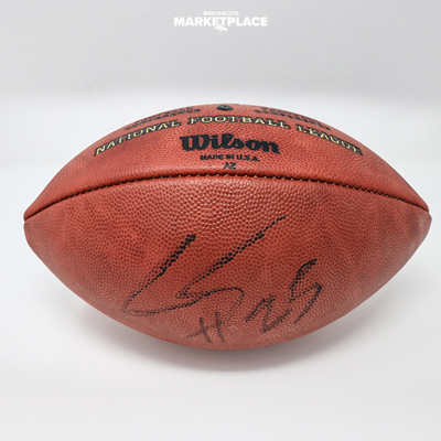 Chris Harris Jr. Autographed Authentic Football