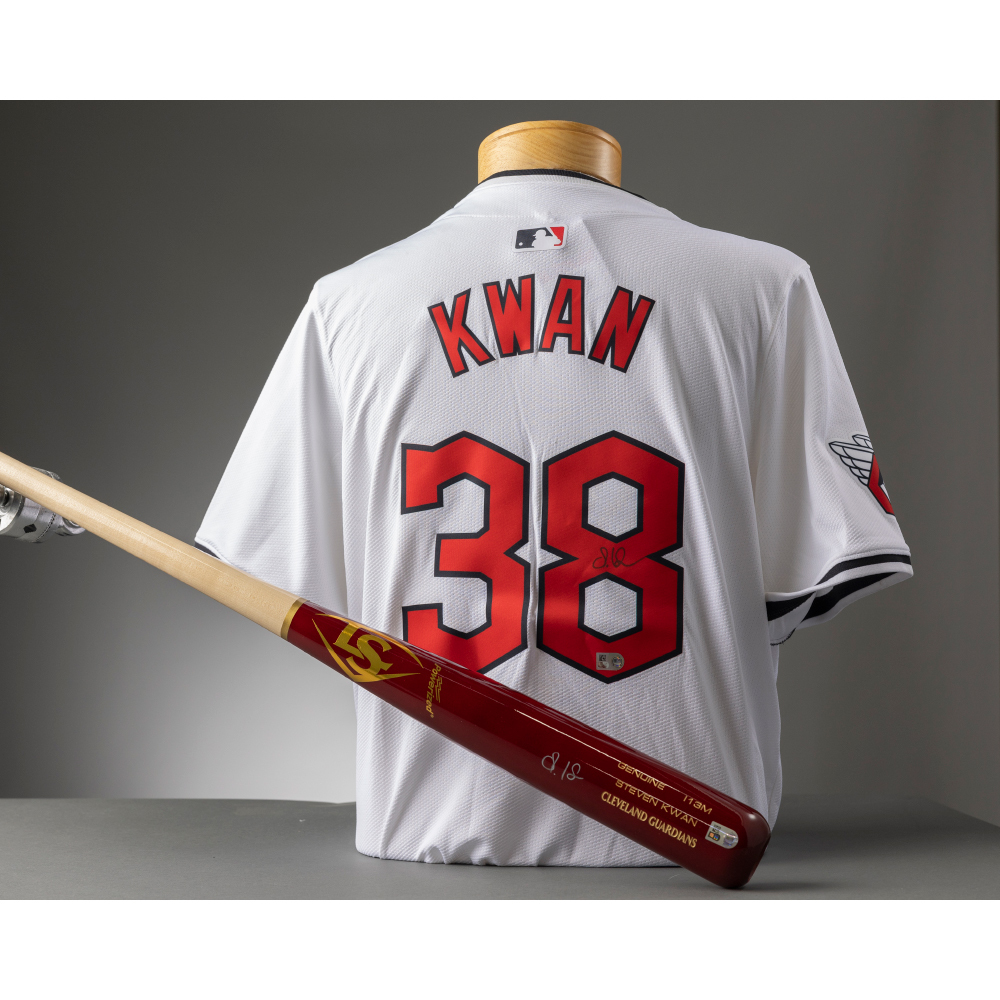 MLB Cleveland Guardians Kwan 38 ユニフォーム 赤 Steven Kwan Cleveland Guardians Men's Nike MLB Replica