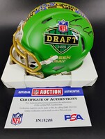 NFL - Titans Cam Ward Signed NFL Draft Mini Helmet