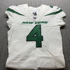 Crucial Catch - Jets Lac Edwards Game Worn Jersey 2019 Season Size 42