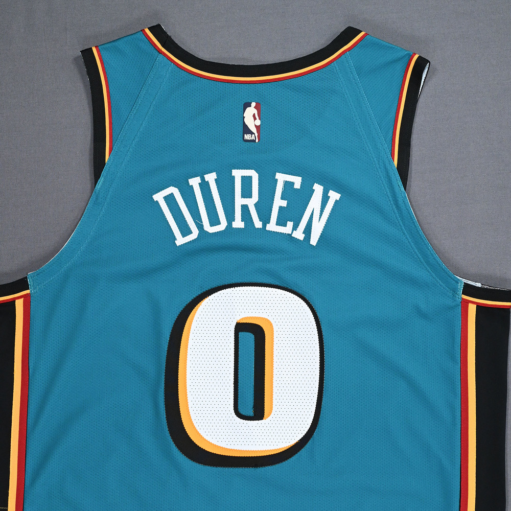 Jalen Duren Detroit Pistons GameWorn Classic Edition Jersey 13th