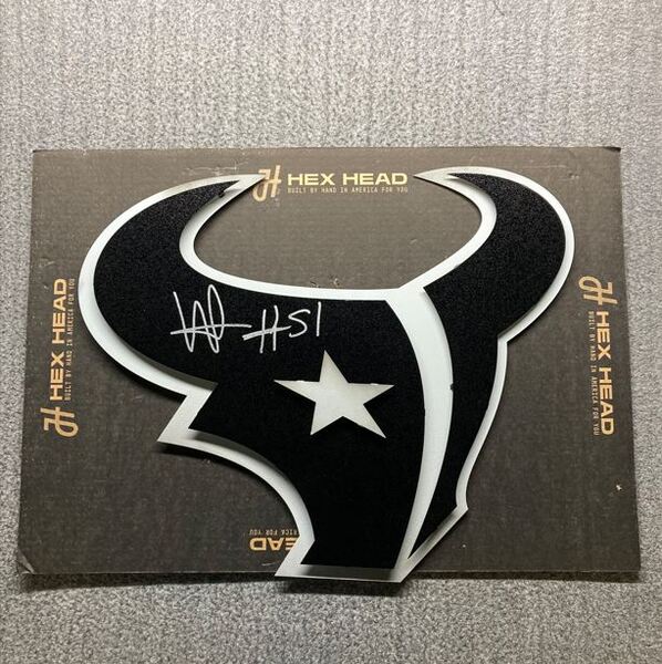 NFL - Texans Will Anderson Signed 3D Metal Wall Art