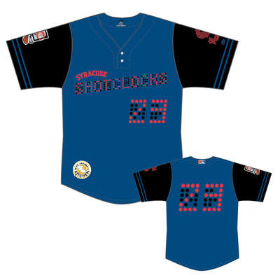 Shot Clocks Syracuse Mets Jersey, #71 (Size 50, XXL)