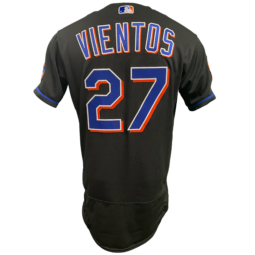 Mark Vientos #27 - Game Used Black Jersey - 2-4; Also Worn 7
