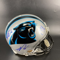 Panthers - 2018 Team Signed Authentic Proline Helmet Signed by Rivera, M...