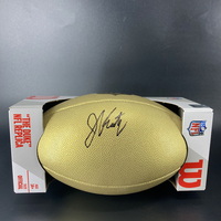NFL - Rams Joshua Karty Signed Gold Composite Football