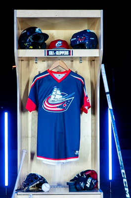 CBJ x Clippers #16 Aaron Davenport Jersey